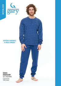 PIGIAMA CONFORMATO UOMO M/L S60025 Tellini S.r.l. Ingrosso Abbigliamento